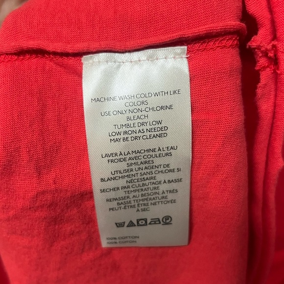 We The Free Bold Red Long Sleeve Tee. Small - Picture 6 of 6